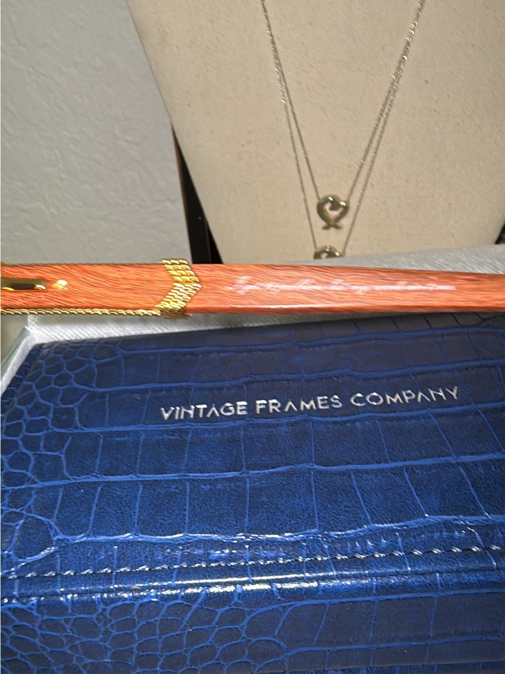 Vintage frames company rimmed Buffalo horn 24 kt sunglasses - Picture 11 of 13